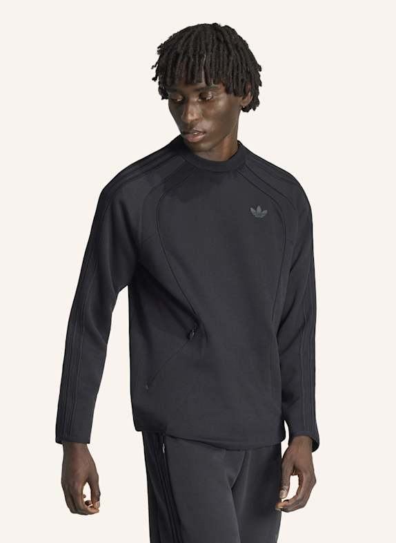 adidas Originals SPACER TEAMGEIST 26 CUTLINE SWEATSHIRT, RUNDHALSAUSSCHNITT SCHWARZ