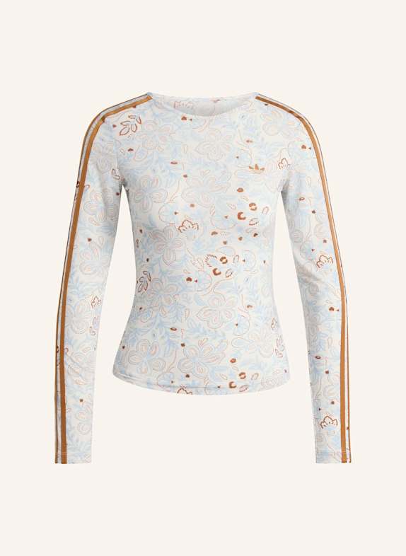 adidas Originals ADIDAS ORIGINALS SUMMER GLOW GRAFIK LONGSLEEVE, MESH WEISS/ ORANGE
