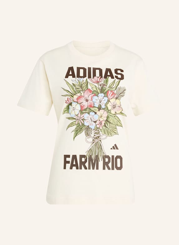adidas ADIDAS X FARM RIO GRAFIK-T-SHIRT ECRU