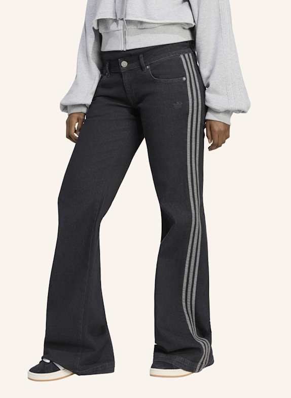 adidas Originals SST LOW RISE DENIMHOSE, AUSGESTELLTES BEIN SCHWARZ