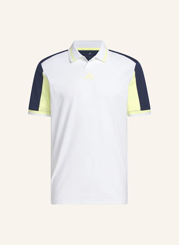 adidas BEYOND THE COURSE VENT TWISTKNIT POLOSHIRT WEISS