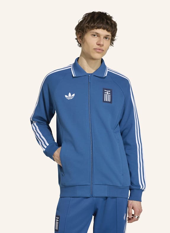 adidas GRIECHENLAND ANTHEM AUSWÄRTSJACKE BLAU