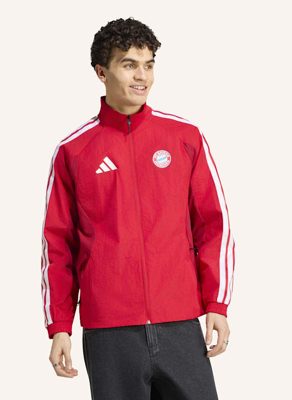 adidas FC BAYERN MÜNCHEN ANTHEM HEIMJACKE ROT
