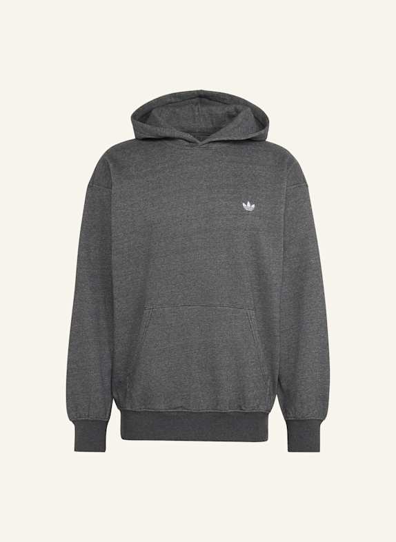 adidas Originals TREFOIL ESSENTIALS HOODIE, MELIERT, LOCKER GESCHNITTEN GRAU