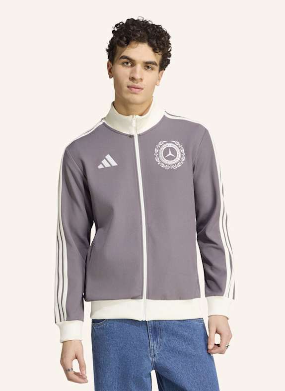 adidas Trainingsjacke MERCEDES - AMG PETRONAS FORMULA ONE TEAM SILVER ARROWS GRAU/ WEISS