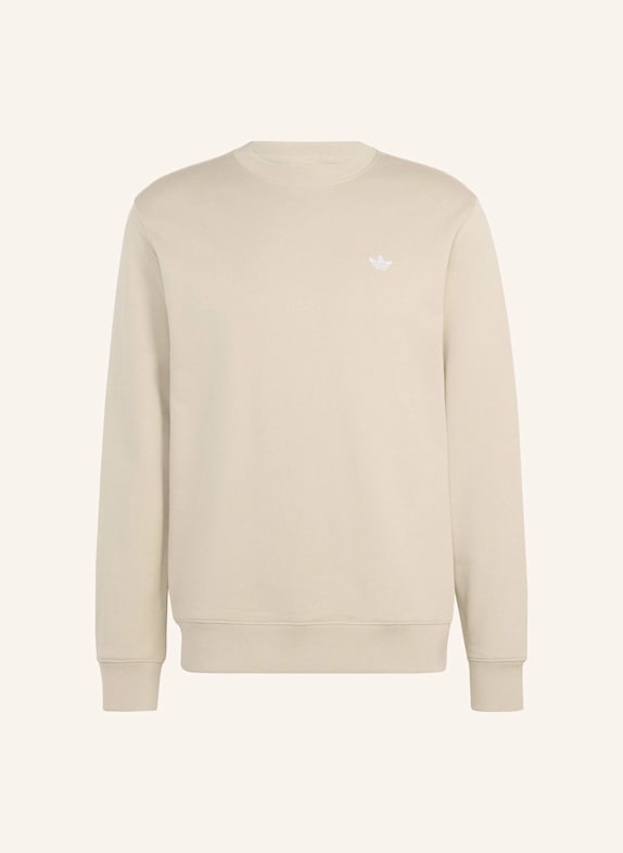 adidas Originals TREFOIL ESSENTIALS CREW FRENCH TERRY SWEATSHIRT BEIGE