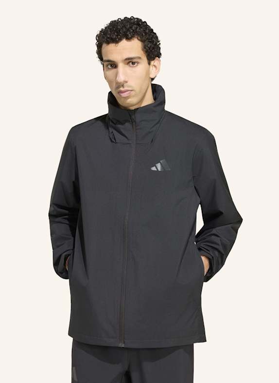 adidas TERREX TERREX MULTI ESSENTIALS 2 LAYER REGENJACKE SCHWARZ
