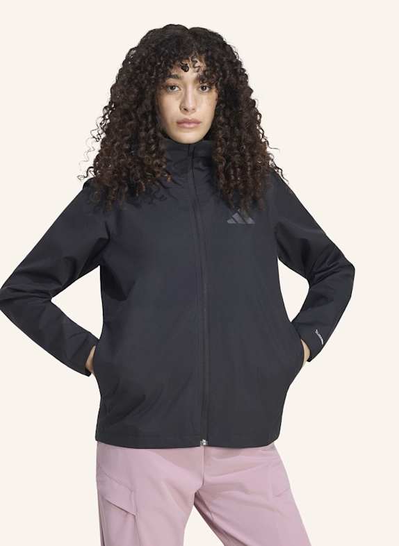 adidas TERREX TERREX MULTI ESSENTIALS CLIMAPROOF REGENJACKE, ZWEILAGIG SCHWARZ