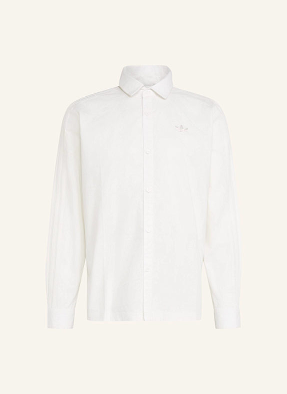 adidas Originals 3-STREIFEN HEMD, KNOPFLEISTE WEISS