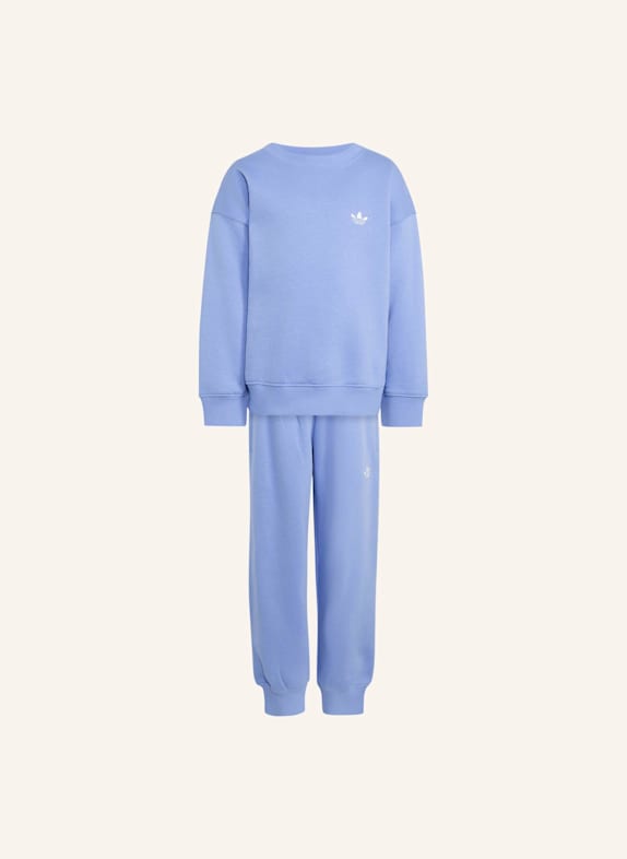 adidas Originals JOGGINGANZUG MIT RUNDHALSAUSSCHNITT, LOCKER GESCHNITTEN BLAU