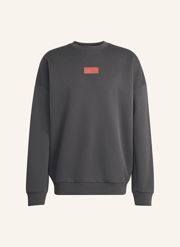 adidas AUDI REVOLUT F1 TEAM ELEVATED CREW SWEAT SWEATSHIRT SCHWARZ/ ROT