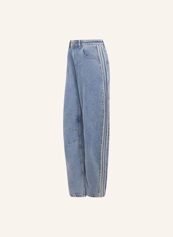 adidas Originals BARREL-JEANSHOSE, HOHER BUND BLAU