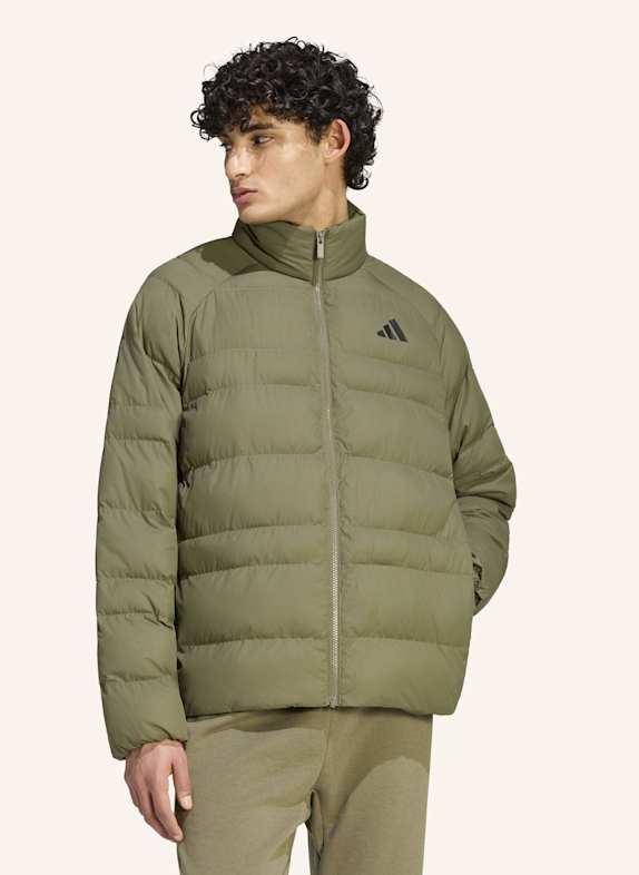 adidas ESSENTIALS ISOLATIONSJACKE, VERSTAUBAR GRÜN