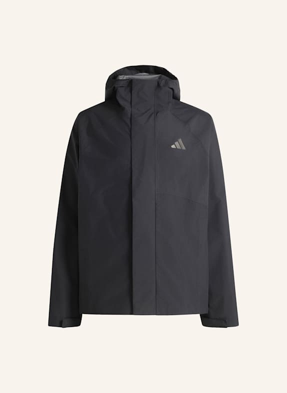 adidas ESSENTIALS REGENJACKE SCHWARZ