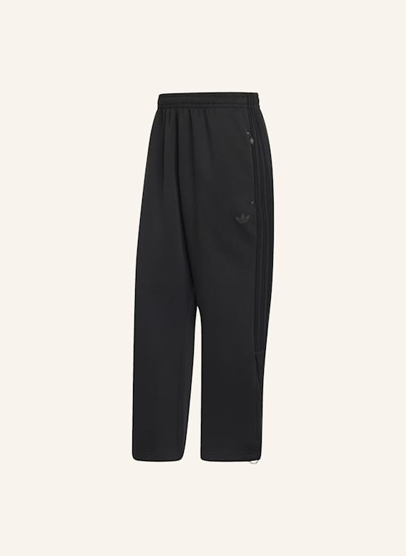 adidas Originals SPACER TEAMGEIST 26 CUTLINE HOSE, OFFENER SAUM SCHWARZ