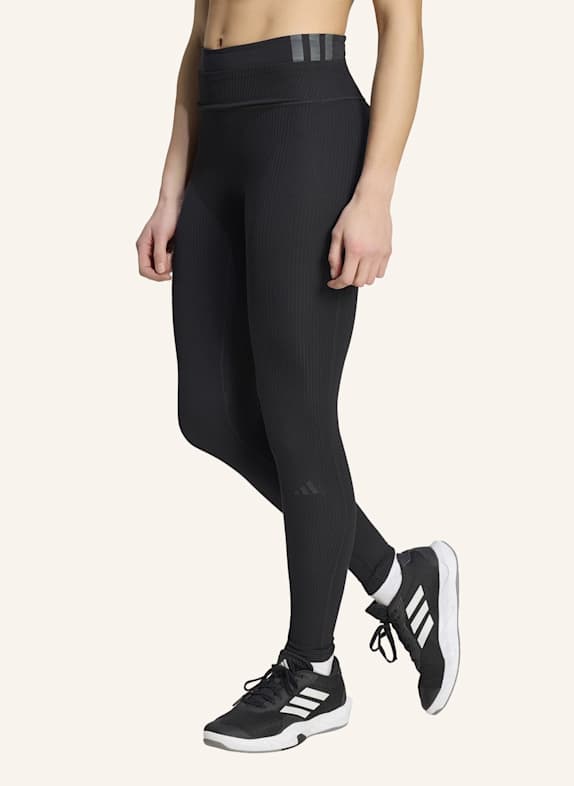 adidas ALL ME LEGGINGS, GERIPPT SCHWARZ