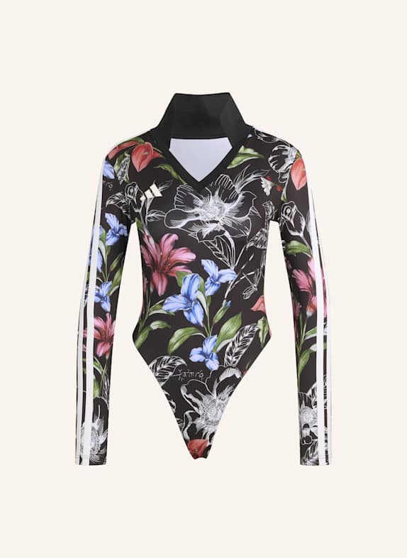 adidas ADIDAS X FARM RIO ONESIE SCHWARZ/ WEISS