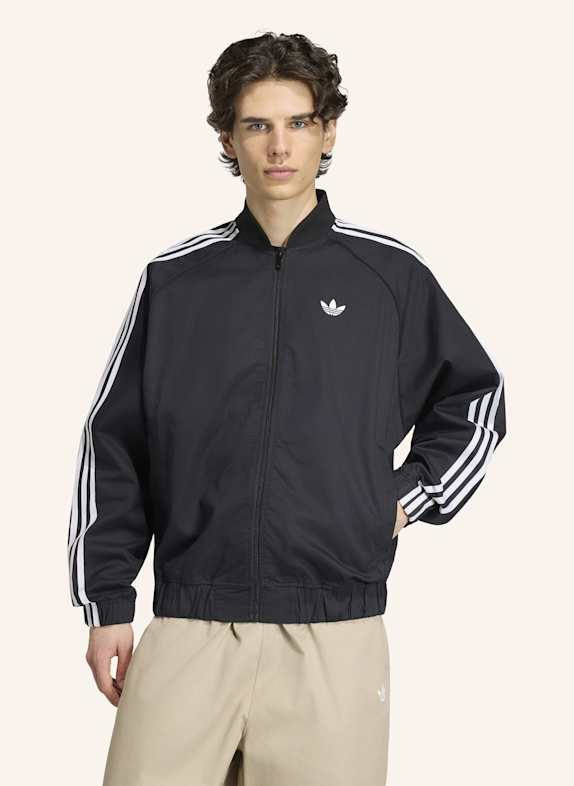 adidas Originals SST ADICOLOR CLASSICS TRACK TOP BAUMWOLLE TWILL SCHWARZ