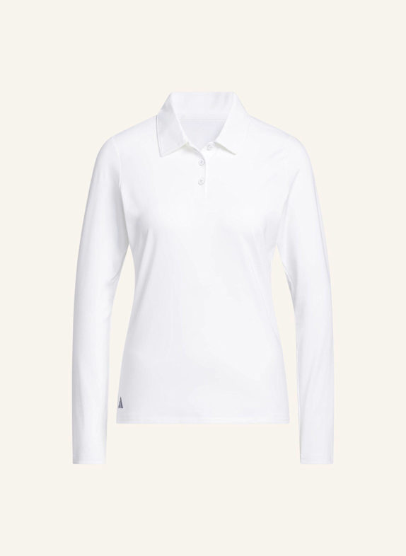 adidas PERFORMANCE POLOSHIRT, LANGÄRMELIG WEISS