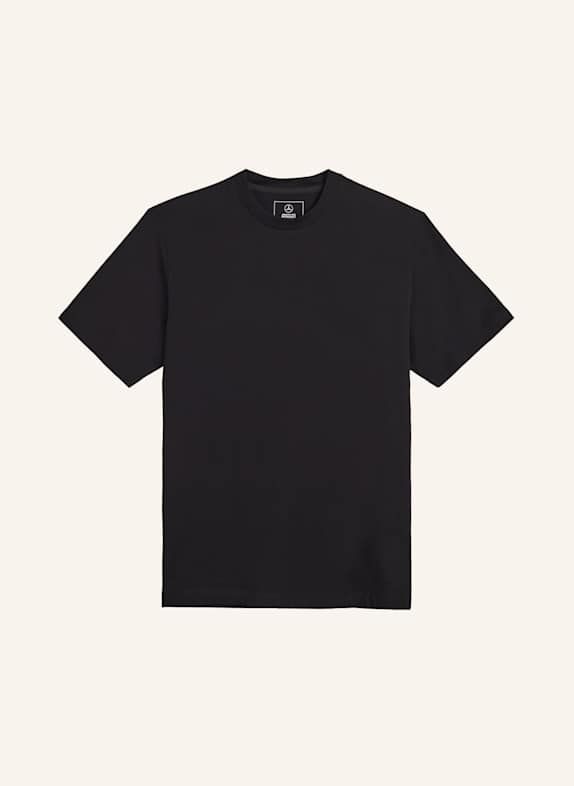 Y-3 Y-3 MERCEDES-AMG PETRONAS FORMULA 1 TEAM LOGO STACK T-SHIRT, KURZÄRMELIG SCHWARZ