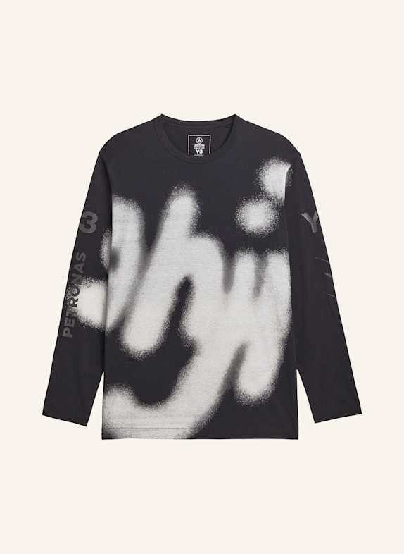 Y-3 Y-3 MERCEDES - AMG PETRONAS FORMULA 1 TEAM YOHJI GRAFIK-LONGSLEEVE SCHWARZ