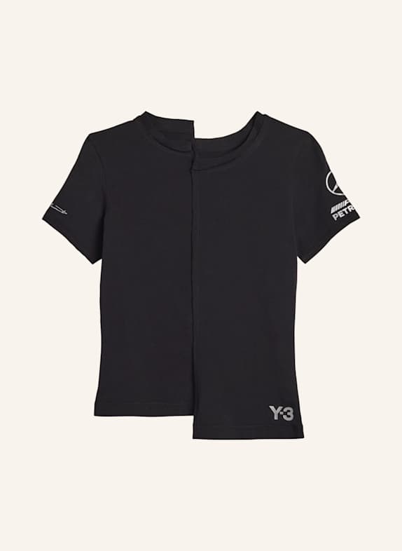 Y-3 Y-3 MERCEDES FITTED T-SHIRT SCHWARZ