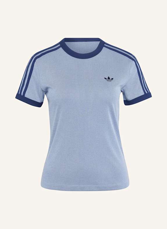 adidas Originals HEATHER 3-STREIFEN CALI T-SHIRT CREME/ GOLD/ BLAU
