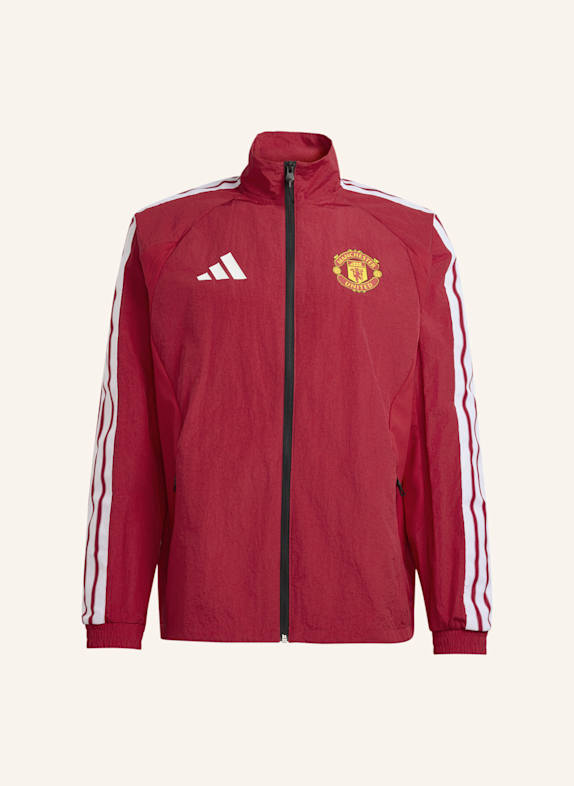 adidas MANCHESTER UNITED ANTHEM HEIMJACKE ROT