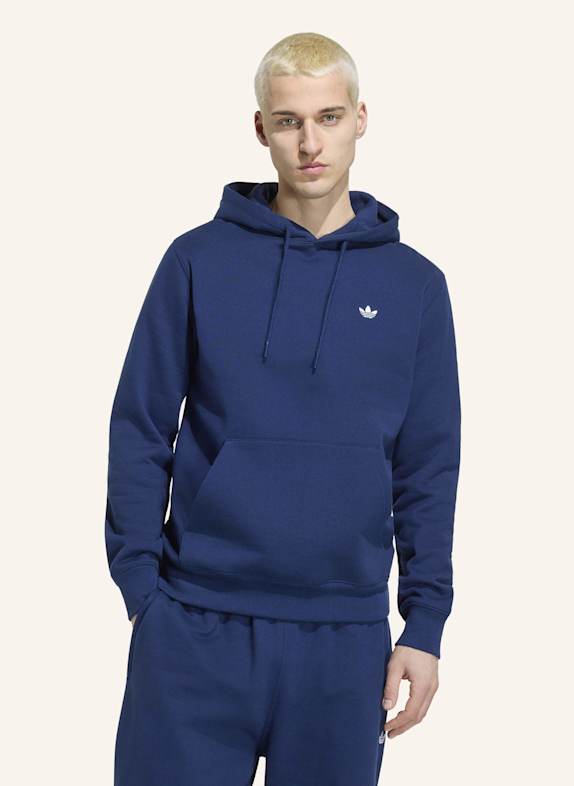 adidas Originals TREFOIL ESSENTIALS HOODIE BLAU