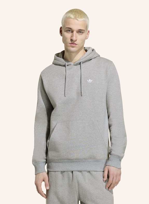 adidas Originals TREFOIL ESSENTIALS HOODIE GRAU