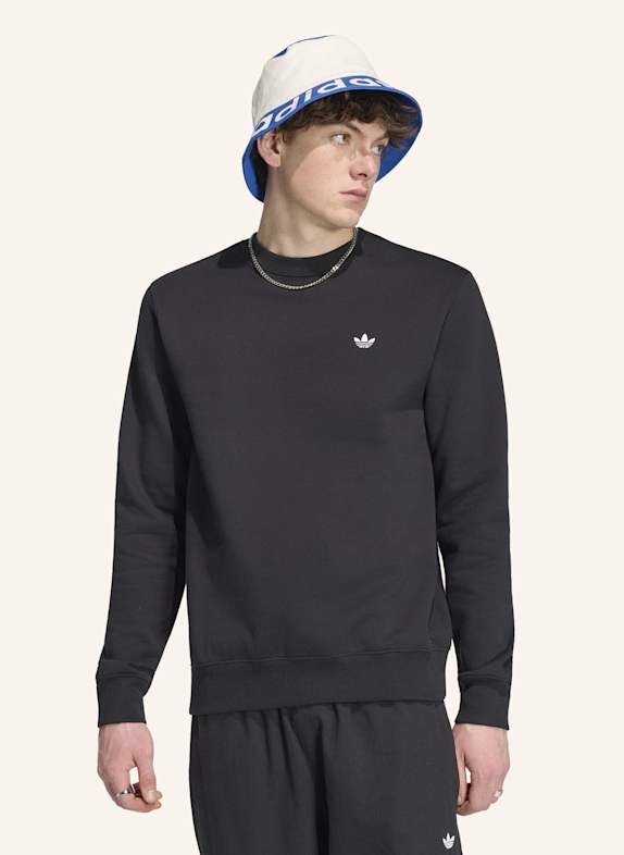 adidas Originals TREFOIL ESSENTIALS CREW SWEATSHIRT SCHWARZ