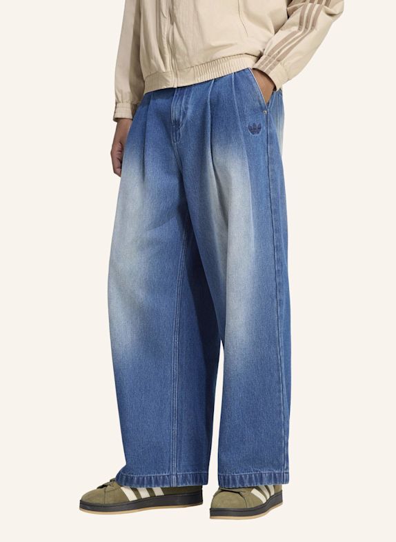 adidas Originals JEANS, MITTELHOCH, WEITES BEIN BLAU