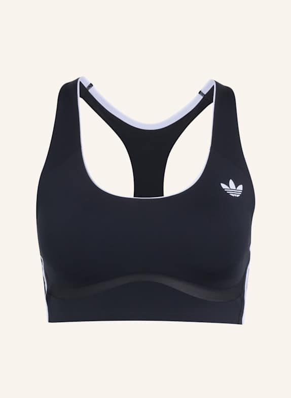 adidas ADIDAS ORIGINALS SPORT-BH, MITTLERER HALT SCHWARZ