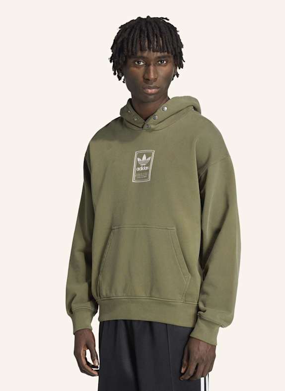 adidas Originals ELEVATED GFX HOODIE GRÜN