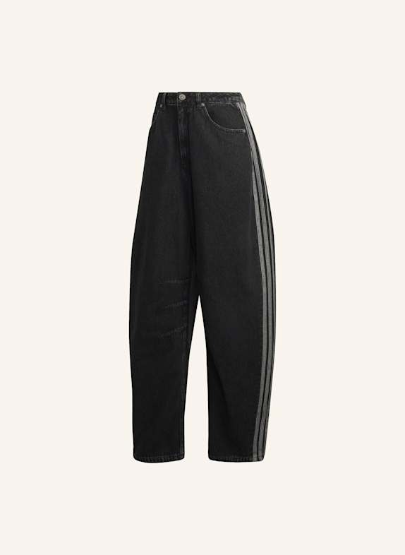 adidas Originals BARREL-JEANS, HOHER BUND SCHWARZ
