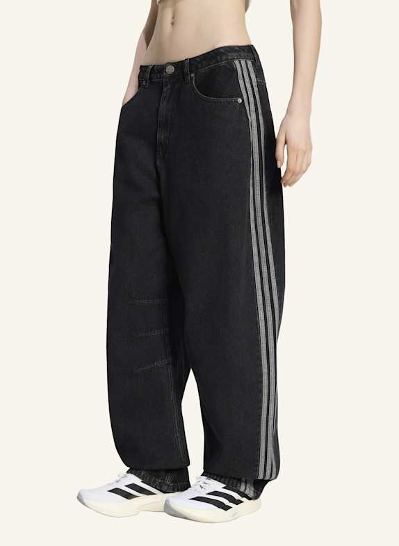 adidas Originals BARREL-JEANS, HOHER BUND SCHWARZ