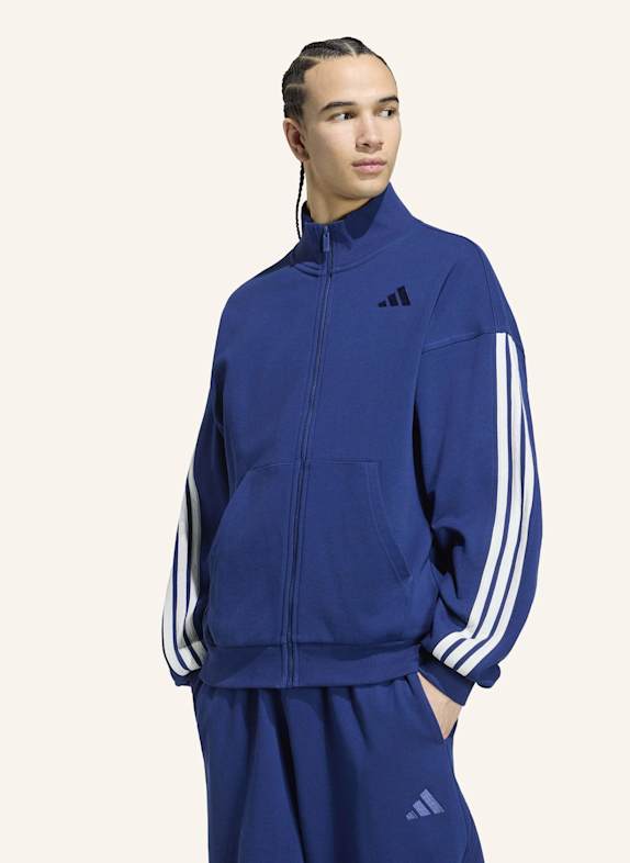 adidas ADIDAS KIT 3-STREIFEN TRAININGSJACKE BLAU