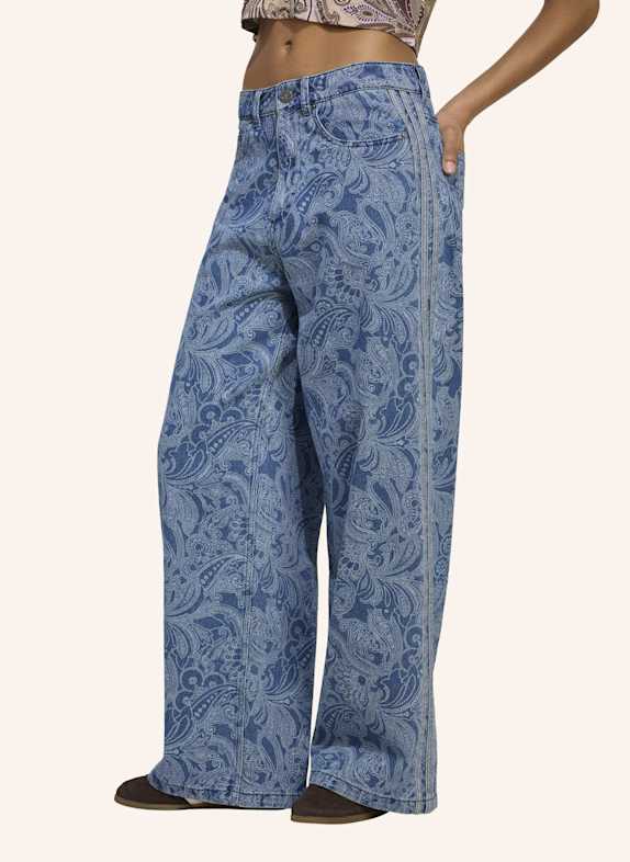 adidas Originals ADIDAS LIBERTY LONDON FIREBIRD MID RISE JEANSHOSE, GERADES BEIN BLAU