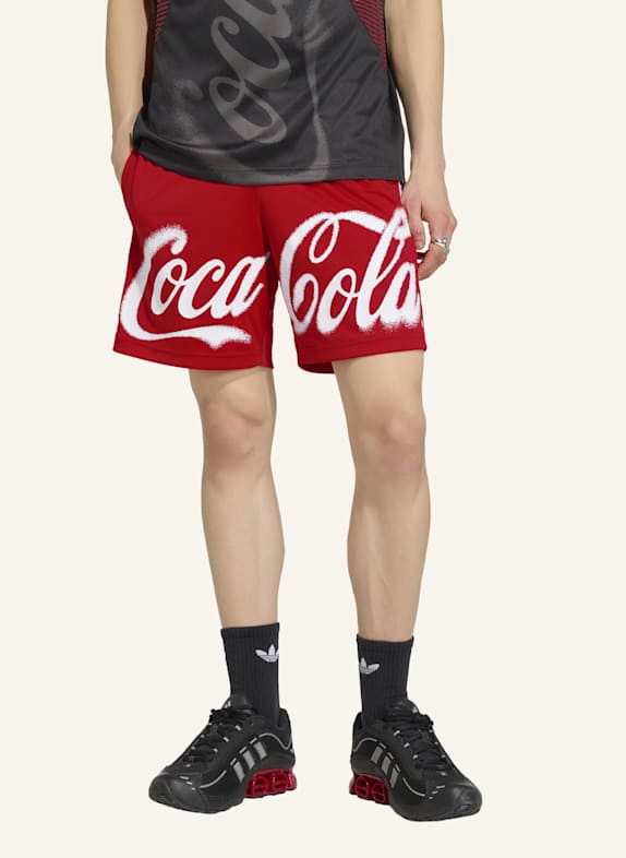 adidas Originals ADIDAS X COCA-COLA TRAININGSSHORTS ROT