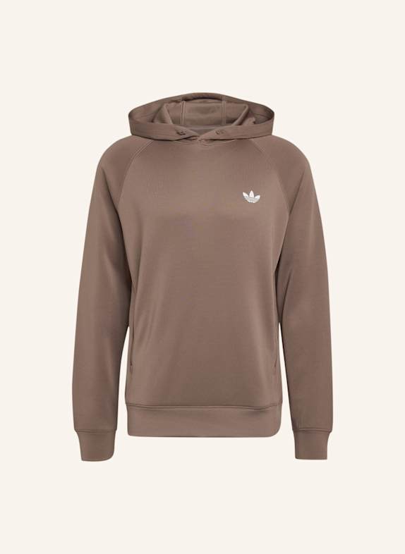 adidas Originals TREFOIL ESSENTIALS SPACER HOODIE BRAUN