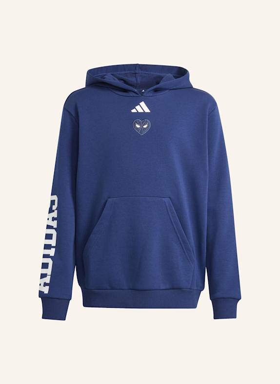 adidas ADIDAS MARVEL SPIDER-MAN SWEATSHIRT, KAPUZE BLAU/ WEISS