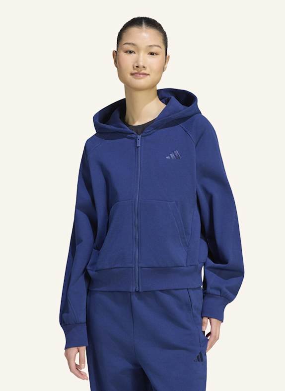 adidas ADIDAS KIT KAPUZENJACKE, KLEINES LOGO BLAU