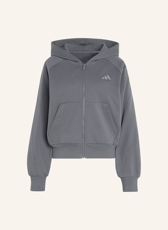 adidas ADIDAS KIT KAPUZENJACKE, KLEINES LOGO GRAU