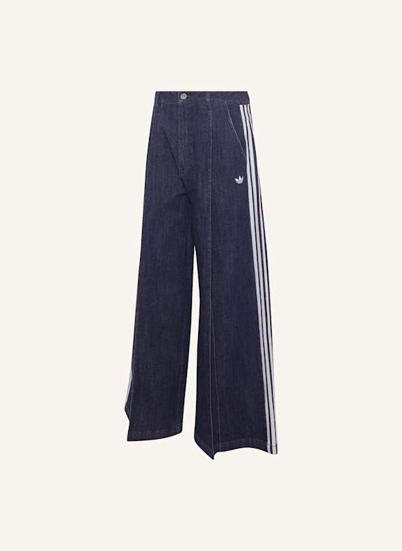 adidas Originals DENIM PLEATS HOSE, WEITES BEIN BLAU