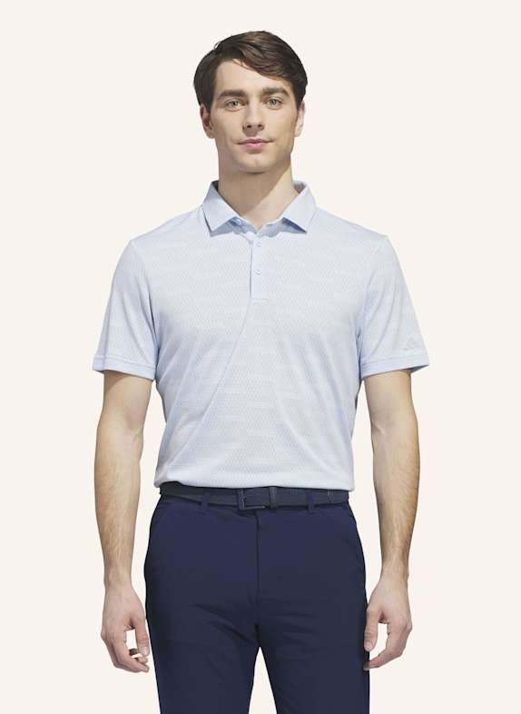 adidas ULTIMATE365 JACQUARD-POLOSHIRT BLAU