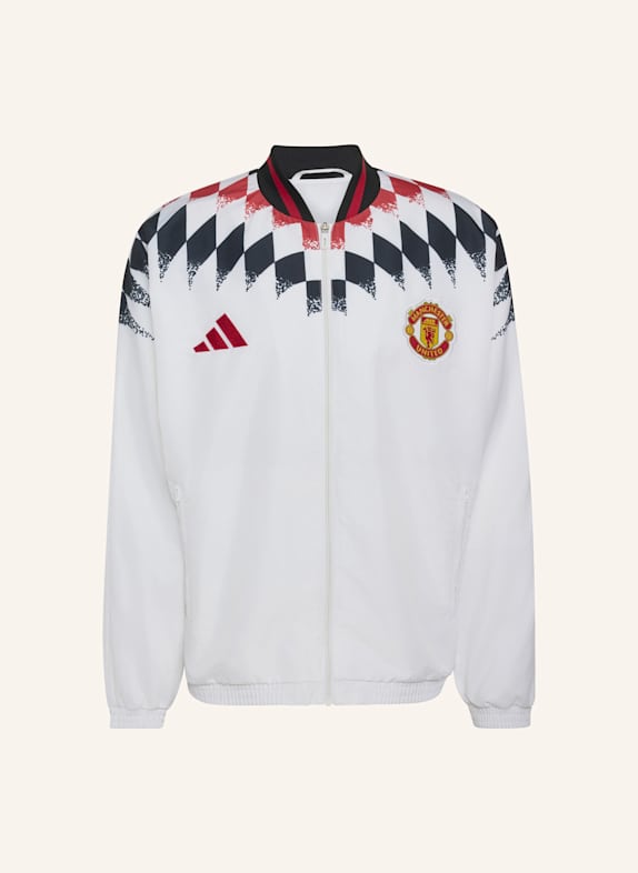 adidas MANCHESTER UNITED STADIUM TRAININGSJACKE WEISS