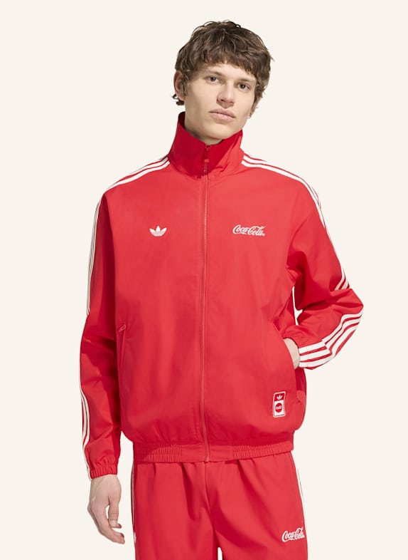 adidas Originals ADIDAS X COCA-COLA CLASSIC SPORT FIREBIRD ORIGINALS JACKE ROT