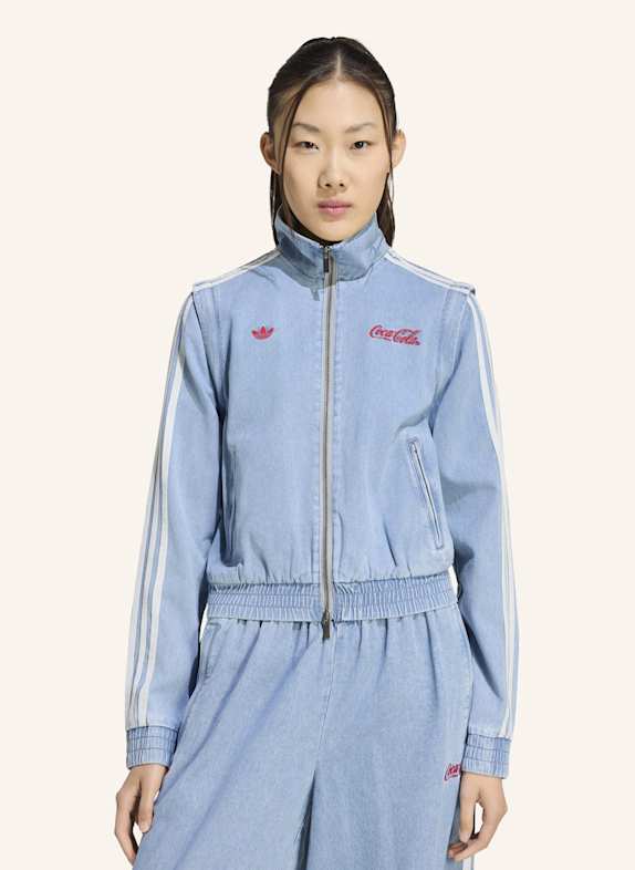 adidas Originals ADIDAS X COCA-COLA FIREBIRD REG DENIM TRACK TOP BLAU
