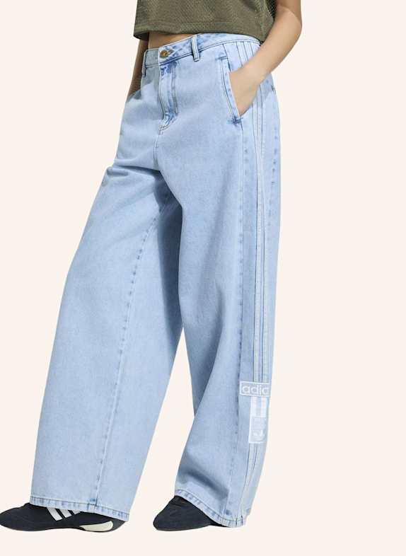 adidas Originals ADIBREAK JEANS, WEITES BEIN, MITTELHOHER BUND BLAU