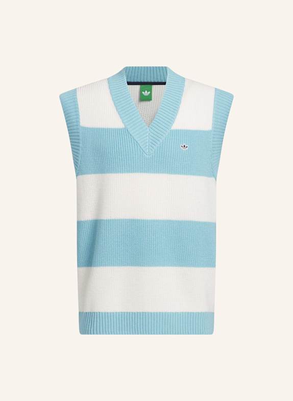 adidas ORIGINALS OVERSIZED PULLUNDER BLAU/ WEISS